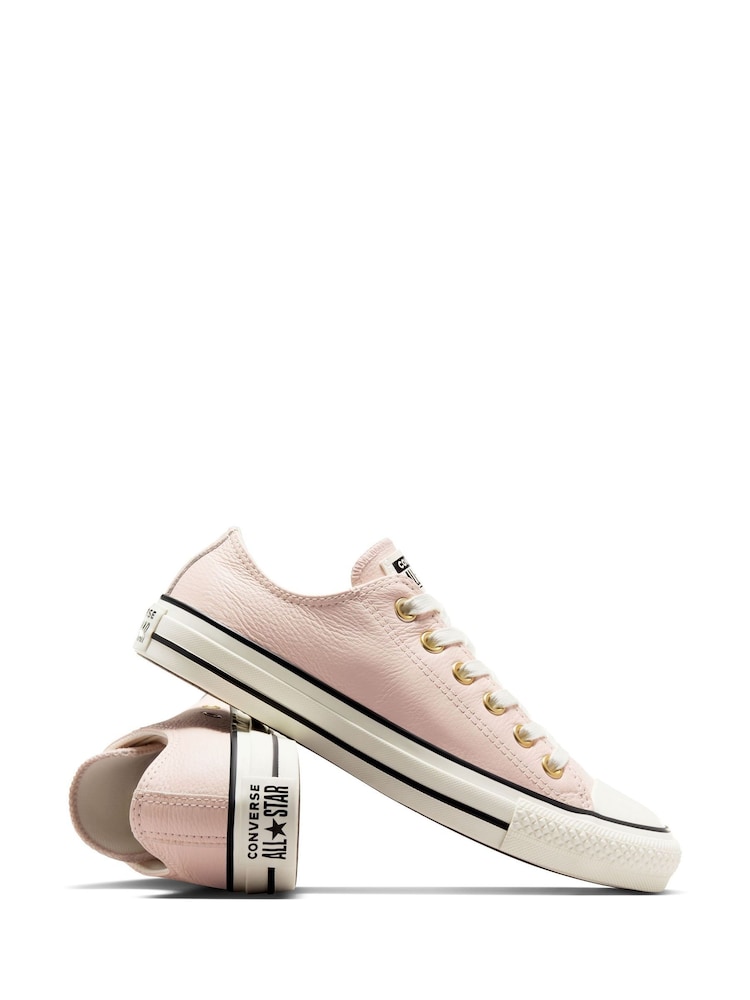 Converse Pink Standard Fit Chuck Taylor All Star Ox Trainers - Image 7 of 8