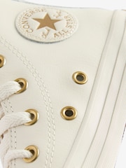 لون طبيعي - حذاء رياضي بقبة مرتفعة للأطفال Chuck Taylor من Converse - صورة 13 من 13