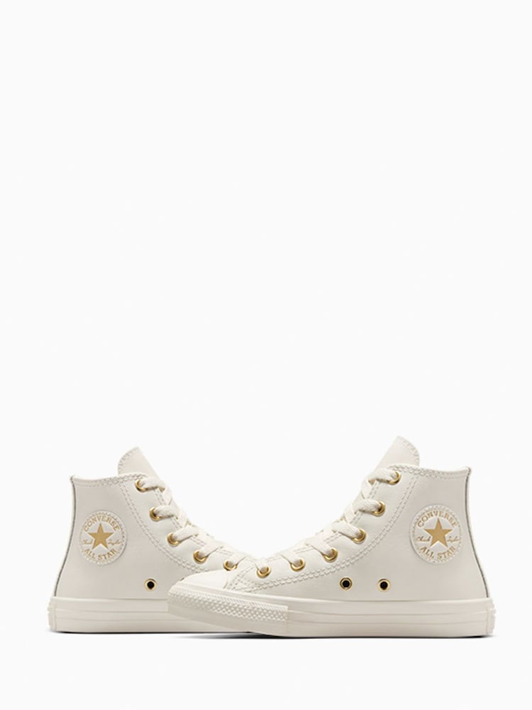 Natuurlijk - Converse - Chuck Taylor Junior - Hoge sneakers - Image 4 of 13