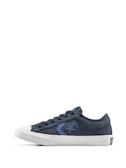 Converse Blue Youth Star Player 76 Suede and Leather Trainers - Image 2 of 8