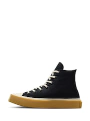 Converse Black Chuck Taylor All Star Taylored Lux Trainers - Image 2 of 10