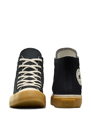 Converse Black Chuck Taylor All Star Taylored Lux Trainers - Image 6 of 10