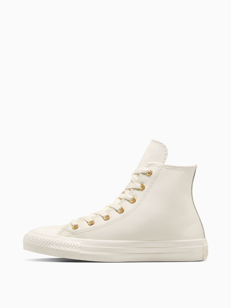 Converse Natural Youth Hearts Chuck Taylor Trainers - Image 2 of 7