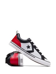 Converse White Youth Pro Blaze Strap Easy On Trainers - Image 12 of 18