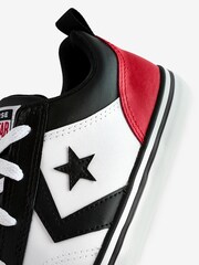 Converse White Youth Pro Blaze Strap Easy On Trainers - Image 15 of 18