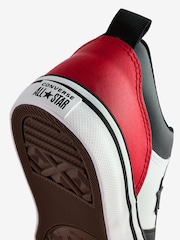 Converse White Youth Pro Blaze Strap Easy On Trainers - Image 16 of 18