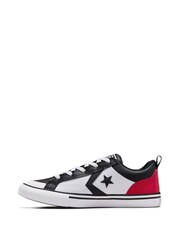 Converse White Youth Pro Blaze Strap Easy On Trainers - Image 4 of 18