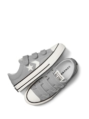 Converse Grey Junior Star Player 76 3V Trainers - Image 6 of 9