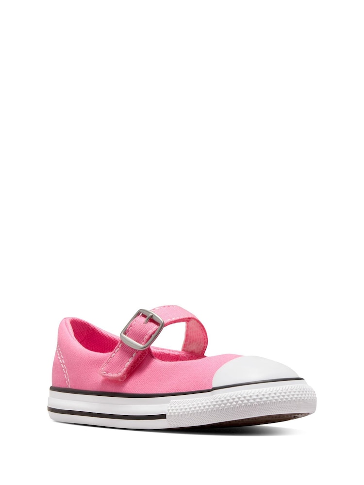 Converse Pink Infant Chuck Taylor Dainty Mary Jane Shoes - Image 3 of 9