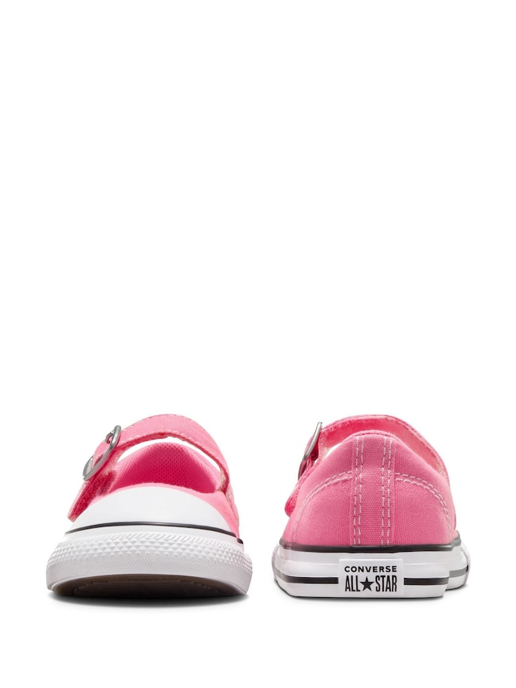 Converse Pink Infant Chuck Taylor Dainty Mary Jane Shoes - Image 7 of 9