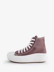 Converse Brown Move Platform High Top Trainers - Image 2 of 9