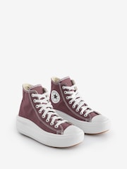 Converse Brown Move Platform High Top Trainers - Image 3 of 9