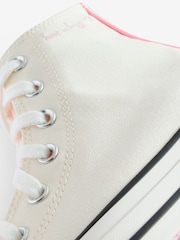 Converse White Chuck Taylor All Star Polka Dot Trainers - Image 9 of 10