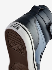 Converse Blue Youth Pro Blaze Strap High Top Trainers - Image 15 of 15