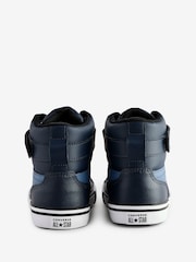 Converse Blue Youth Pro Blaze Strap High Top Trainers - Image 8 of 15
