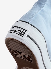 Converse Blue Pale Platform Lift High Top Trainers - Image 13 of 15