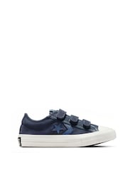 Converse Blue Junior Star Player 76 Suede and Leather Trainers - Image 1 of 10