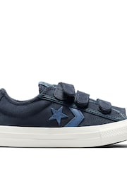 Converse Blue Junior Star Player 76 Suede and Leather Trainers - Image 10 of 10