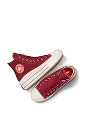 Converse Red Chuck Taylor All Star Move Trainers - Image 5 of 8