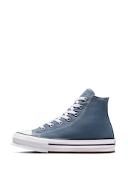 Синий - Высокие кроссовки для подростков Converse Eva Lift - Image 2 of 8