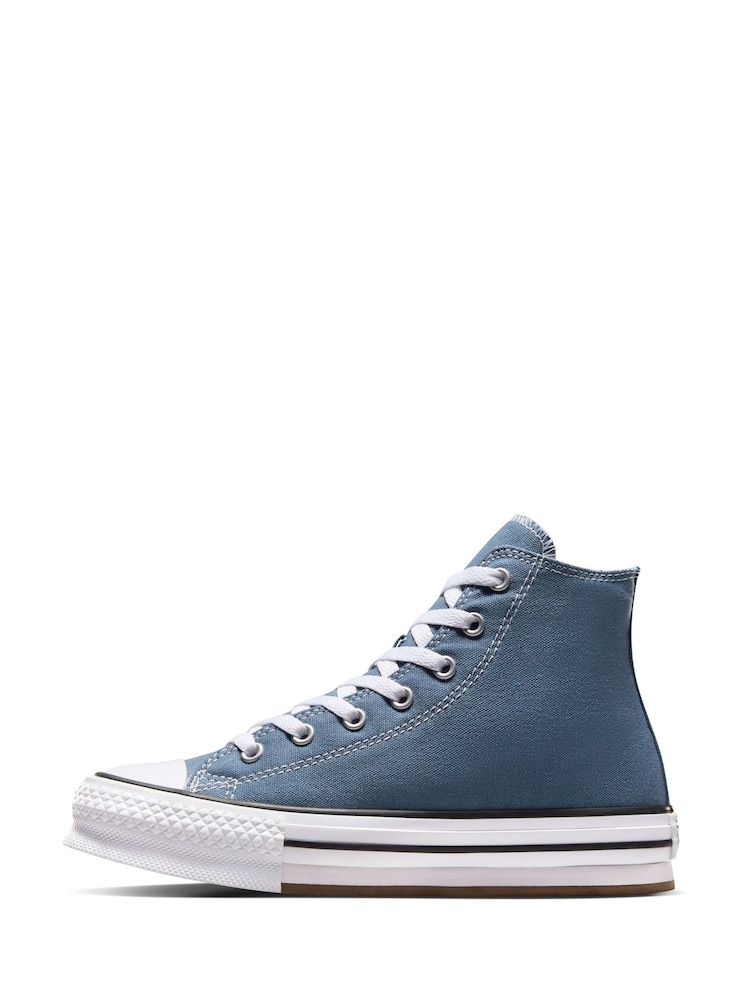 Синий - Высокие кроссовки для подростков Converse Eva Lift - Image 2 of 8