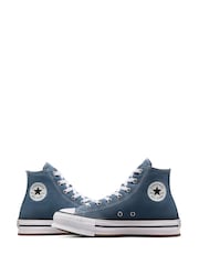 Синий - Высокие кроссовки для подростков Converse Eva Lift - Image 5 of 8