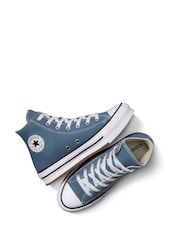 Синий - Высокие кроссовки для подростков Converse Eva Lift - Image 6 of 8