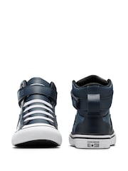 Converse Blue Junior Pro Blaze Strap Easy On High Top Trainers - Image 7 of 11