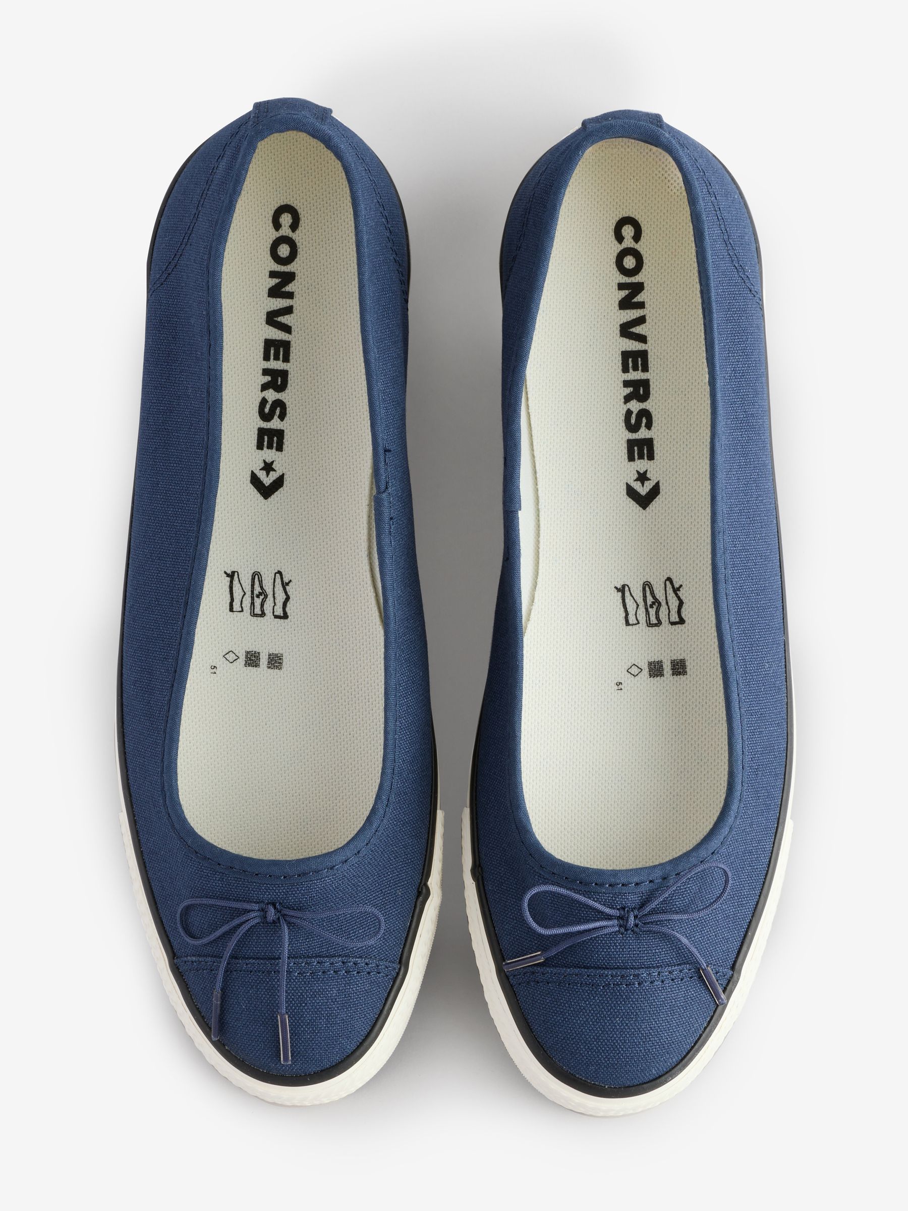 Buy Converse Blue Chuck Taylor All Star Dainty Ballerina Canvas