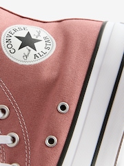 Converse Natural Chuck Taylor All Star Lift High Trainers - Image 12 of 13