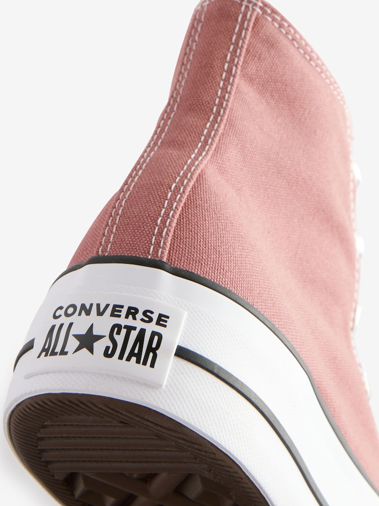 Converse Natural Chuck Taylor All Star Lift High Trainers - Image 13 of 13