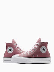 Converse Natural Chuck Taylor All Star Lift High Trainers - Image 5 of 13