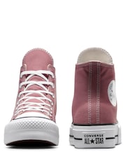 Converse Natural Chuck Taylor All Star Lift High Trainers - Image 8 of 13
