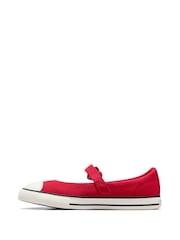 Converse Red Junior Hearts Chuck Taylor Dainty Mary Jane Trainers - Image 2 of 9