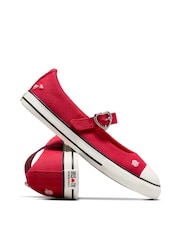 Converse Red Junior Hearts Chuck Taylor Dainty Mary Jane Trainers - Image 6 of 9