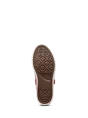 Converse Red Junior Hearts Chuck Taylor Dainty Mary Jane Trainers - Image 8 of 9