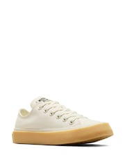 Converse Natural Chuck Taylor All Star Taylored Lux Low Trainers - Image 3 of 8