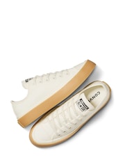 Converse Natural Chuck Taylor All Star Taylored Lux Low Trainers - Image 5 of 8