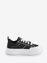 Converse Black Junior Chuck Taylor Cruise Ox Trainers - Image 1 of 9