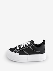 Converse Black Junior Chuck Taylor Cruise Ox Trainers - Image 2 of 9
