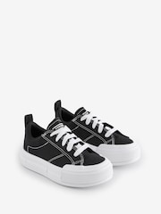 Converse Black Junior Chuck Taylor Cruise Ox Trainers - Image 3 of 9