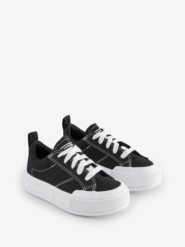 Converse Black Junior Chuck Taylor Cruise Ox Trainers - Image 3 of 9