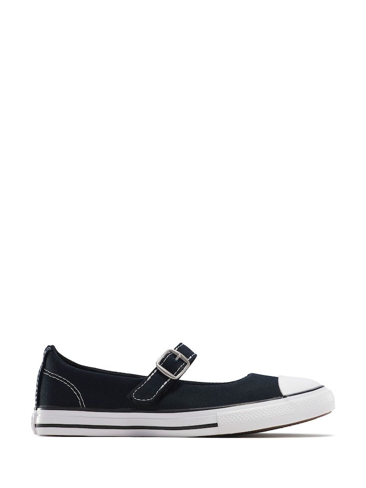 Converse Black Junior Chuck Taylor Dainty Mary Jane Shoes - Image 1 of 9