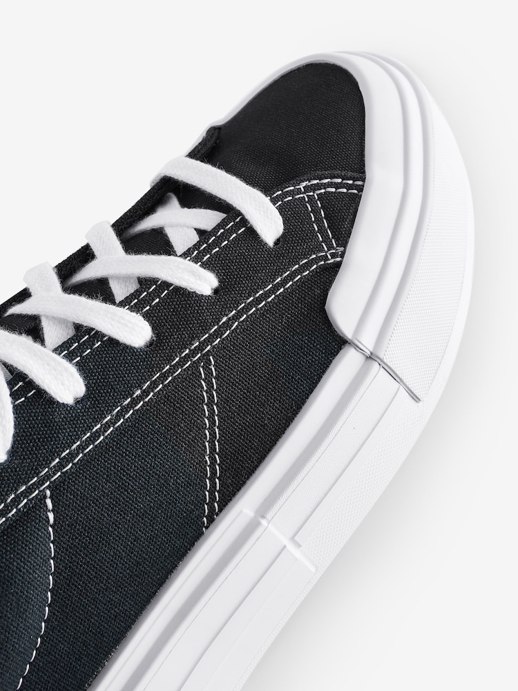 Converse Black Youth Chuck Taylor Cruise Ox Trainers - Image 9 of 9