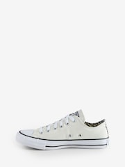 Converse Natural Standard Fit Chuck Taylor All Star Ox Trainers - Image 2 of 10