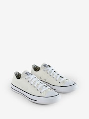 Converse Natural Standard Fit Chuck Taylor All Star Ox Trainers - Image 3 of 10