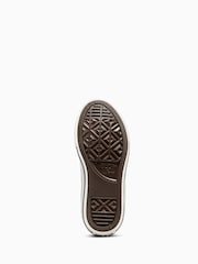 Converse White Junior Chuck Taylor Embroidered Trainers - Image 7 of 7