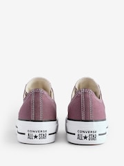 Converse Red Platform Lift Chuck Ox Trainers - Image 11 of 15