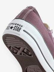 Converse Red Platform Lift Chuck Ox Trainers - Image 12 of 15
