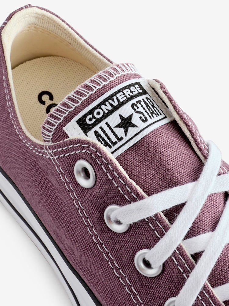 Converse Red Platform Lift Chuck Ox Trainers - Image 13 of 15